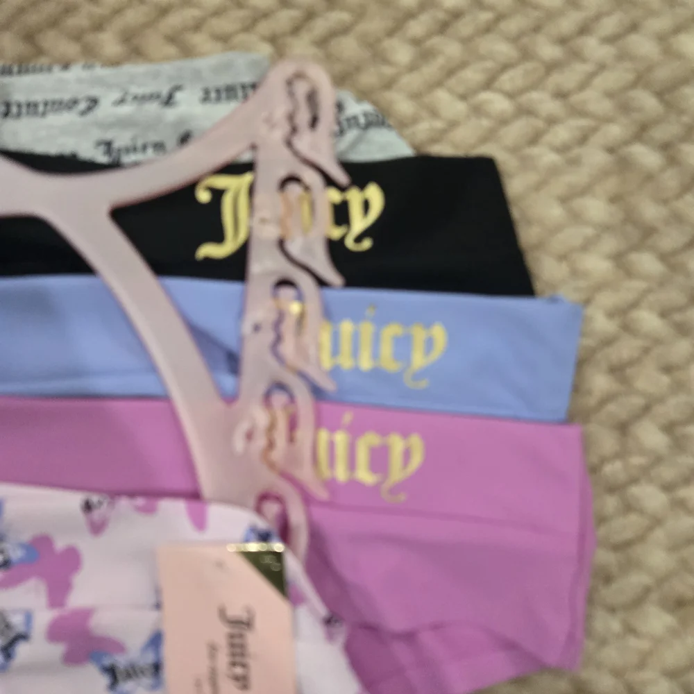 Juicy Couture Bikini Hipsters Underwear Logo Pack of 5 Size XL No Panty Lines